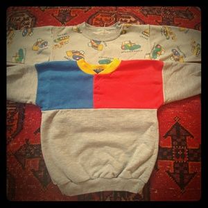 Vintage Toddler Boys Sweatshirts 2 pack